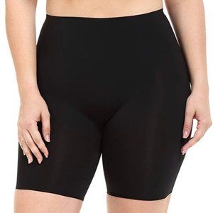 Spanx Thinstinct Mid-Thigh Targeted Shaping Support Shorts Black XL 10005r